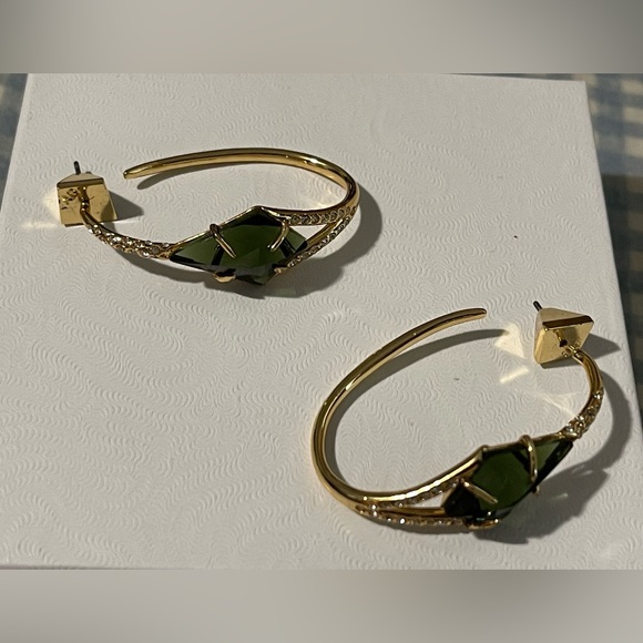 Alexis bitar unique crystal hoops - Picture 5 of 7